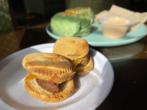 Sausage/cheese biscuits  at Drunken Monkey Coffee Bar in Orlando