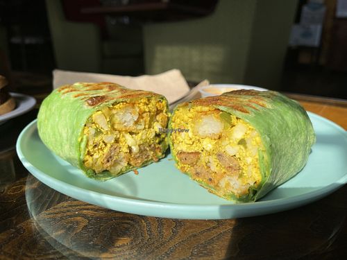 Tree Hugger wrap  at Drunken Monkey Coffee Bar in Orlando