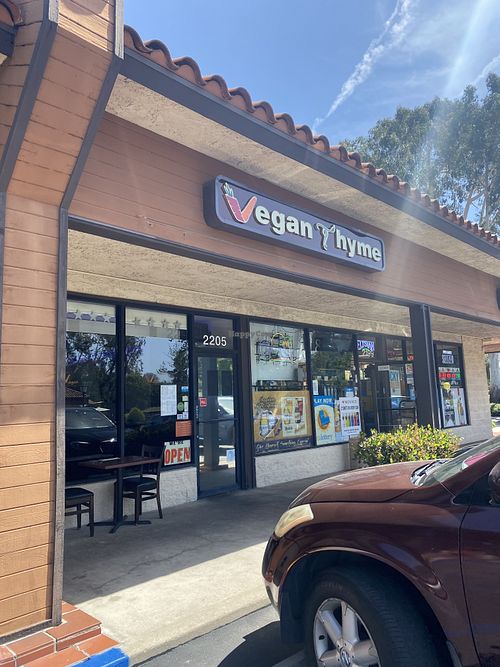 Outside Entrance w/Cali Sunshine  at Vegan Thyme in Newbury Park