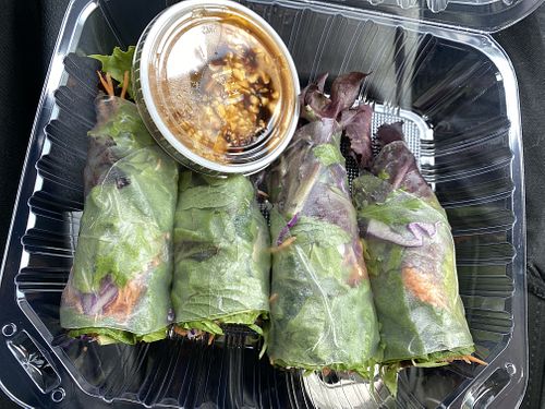 Fresh Spring Rolls - Not My Fav   at Vegan Thyme in Newbury Park