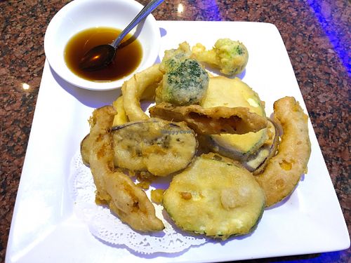 Vegetable Tempura at Vegan Thyme in Newbury Park