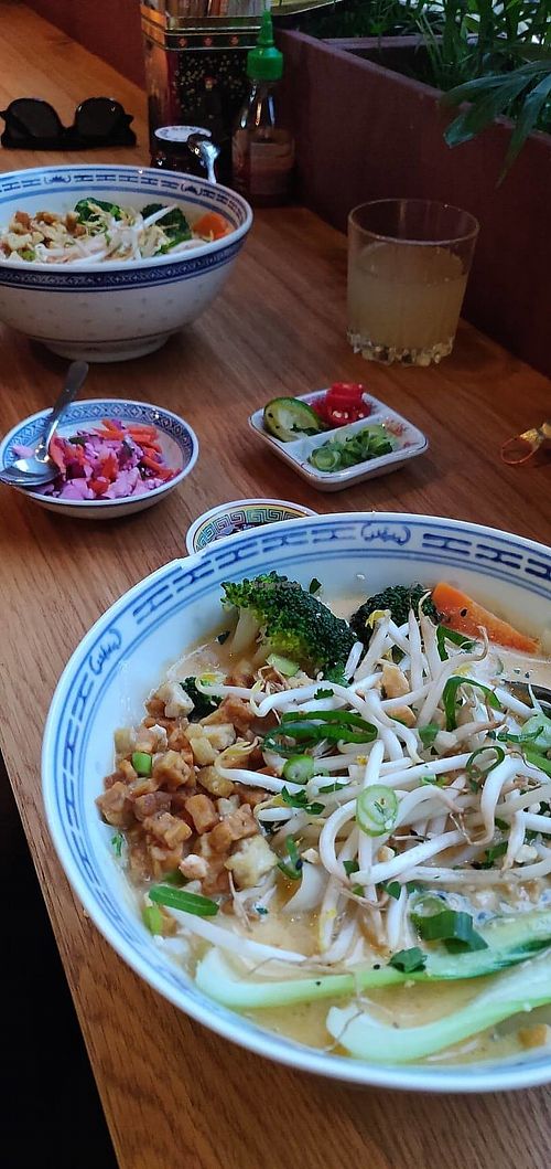 The "In Love With The Coco" noodle soup at Don's Noodle Shop in Tilburg