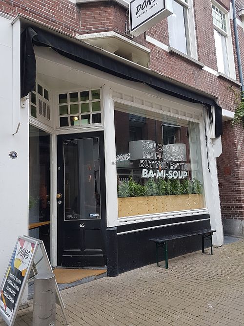 front + entrance at Don's Noodle Shop in Tilburg