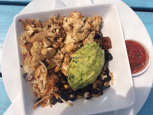 Bandito bowl with cauliflower steak :) at Ruby's Kitchen in Mccall