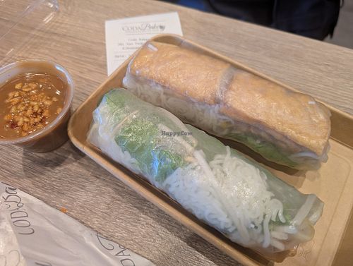 Tofu spring rolls at Bahn Mi Coda in Albuquerque
