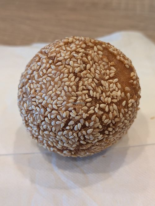 Best sesame ball ever at Bahn Mi Coda in Albuquerque