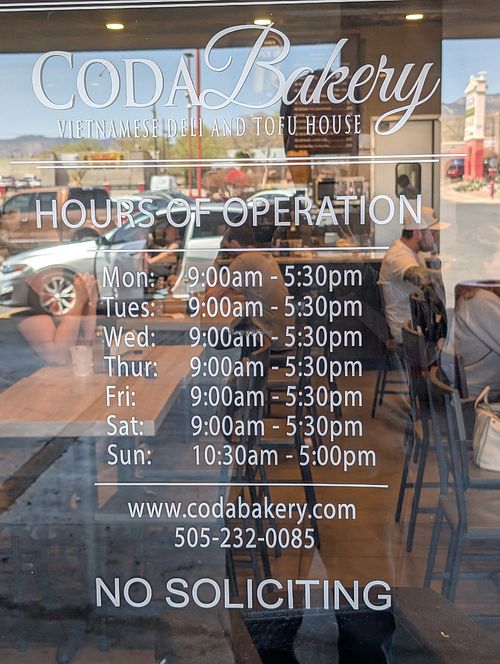 Hours at Bahn Mi Coda in Albuquerque