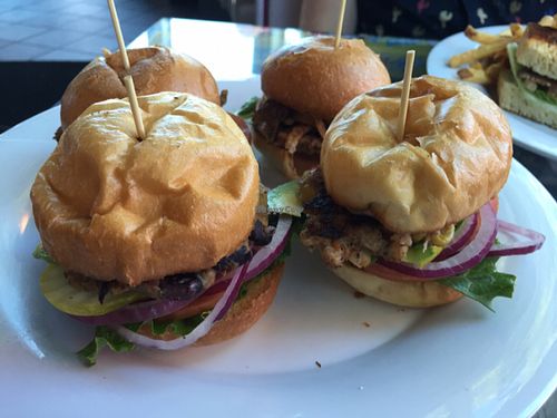 Sliders at Saturn Cafe in Santa Cruz