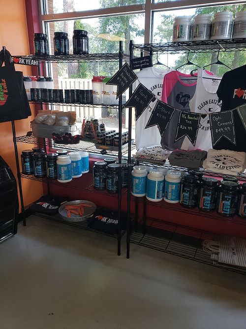 Protein drinks and SWAG at Clean Eatz in Beaufort