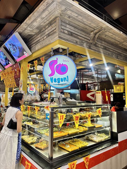 So happy to find this place !!  at So Vegan - Gateway Ekkamai in Bangkok