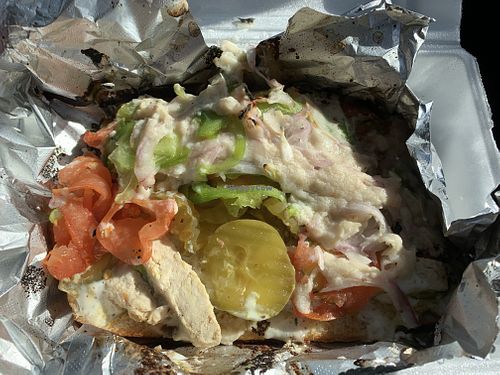 What-Cha-Ma Vegan Sandwich  at Tomato Joe's Pizza Express in Valencia