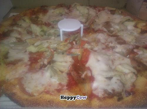 vegan pizza at Tomato Joe's Pizza at Tomato Joe's Pizza Express in Valencia