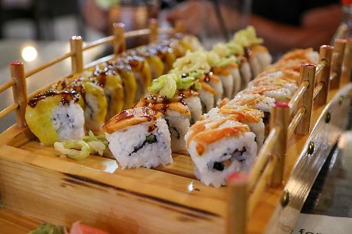 vegan sushi at Temari Sushi in Willemstad