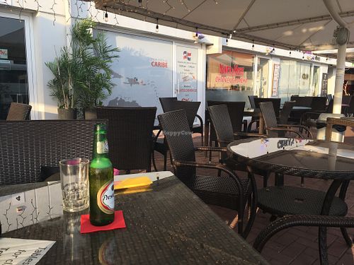 seating outside at Temari Sushi in Willemstad