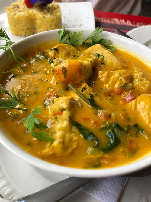 Cashew moqueca at Quintal in Tibau Do Sul