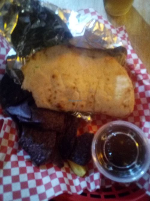 Greek pita no feta at Daily Grind in New Philadelphia