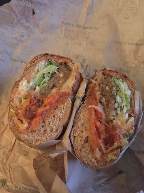 Meatless Meatball at Ike's in San Francisco