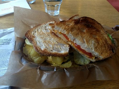 Sandwich at Delivore in Stockholm