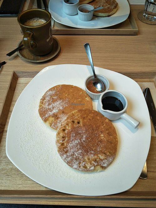 Vegan pancakes. at Ki to Mizu to Tsuchi to in Tokyo