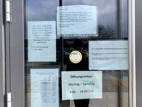 store front at Café Maiko in Falkensee