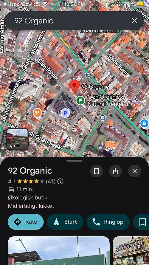   at 92 Organic in Penang