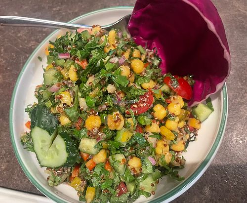 Quinoa chickpeas salad   at Eli Falafel - Jiujiang Rd in Shanghai