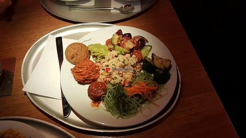 Vegan mix at Tibits in London