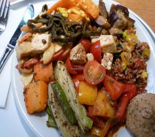 vegan food at Tibits in London