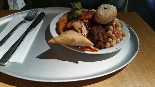 Small buffet plate  at Tibits in London