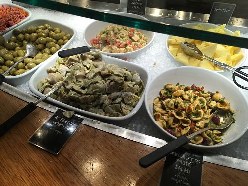 buffet  at Tibits in London