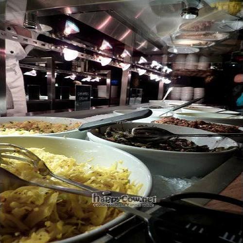 The food boat at Tibits in London