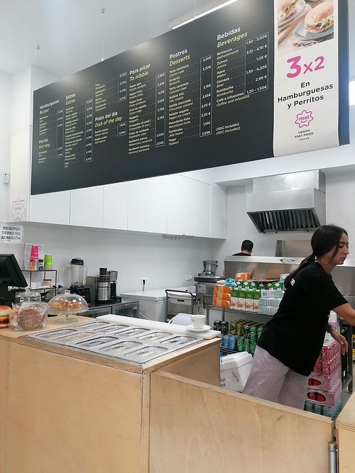 Inside at Mel Vegan Fast Food in Tenerife
