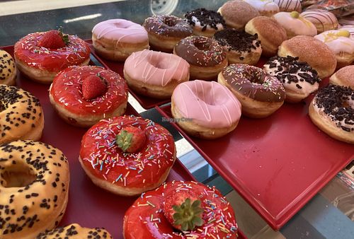 Donuts. Drool  at Just Coffee in Zurich
