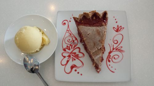 So pretty and delicious! at Ananda Fuara in San Francisco