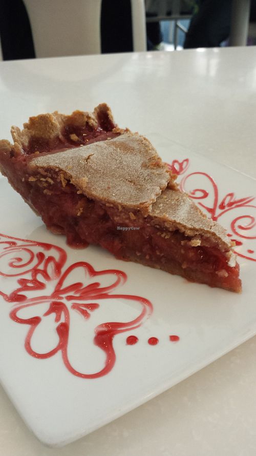 Strawberry Rhubarb Pie! at Ananda Fuara in San Francisco