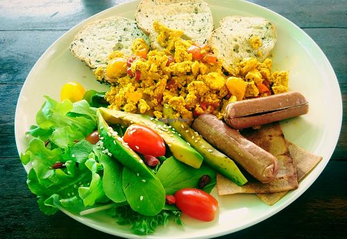 Good portion for if you have big appetite at Veggie Hut in Koh Samui