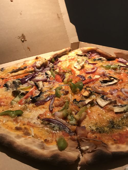 pizza vegan at Spor 1 in Aalborg