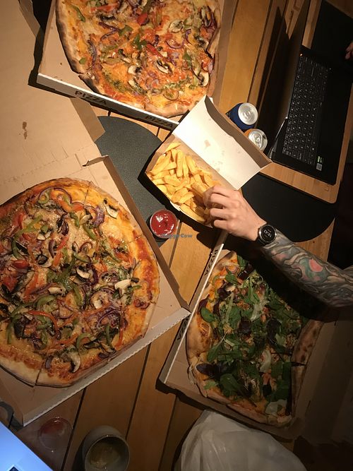 pizza at Spor 1 in Aalborg