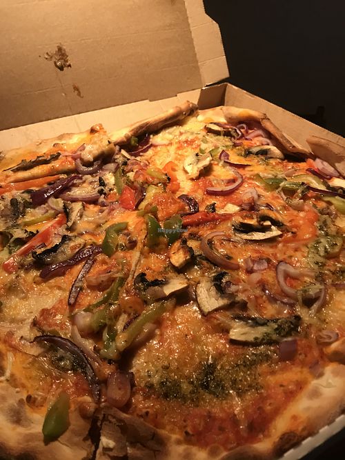 pizza at Spor 1 in Aalborg