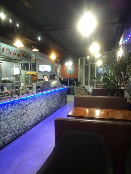 Inside the Restaurant at Spor 1 in Aalborg