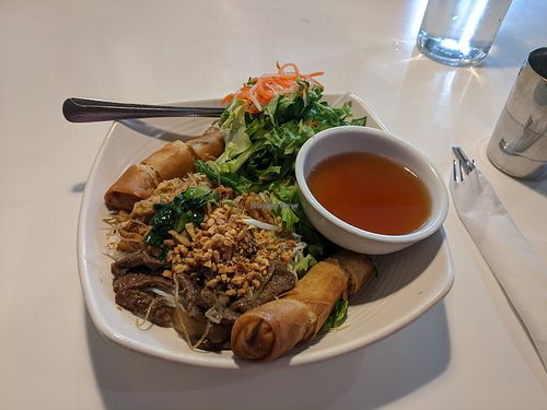 garden vermicelli bowl - even better than it looked! at Golden Era Vegan Restaurant in San Francisco