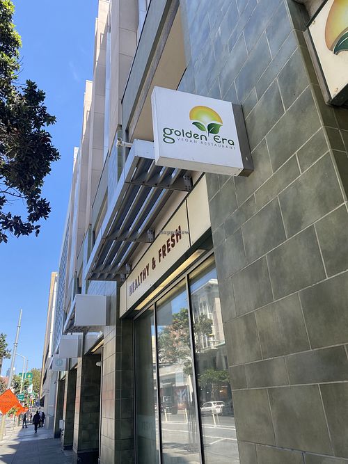 Upon Arrival • Golden Era Vegan 🌱   at Golden Era Vegan Restaurant in San Francisco