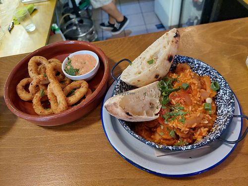 Food at Szabad Bisztro in Budapest