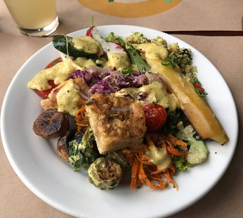 Salad at Banana Verde in Sao Paulo