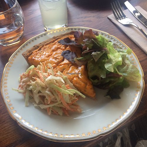 Sweet potato pie/Tarte aux patates douces at Totum Bistro in Nantes