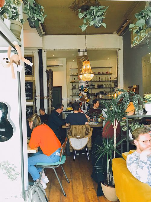 Super pretty cafe at Lui Huiskamercafé in Groningen