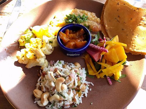 Indian Thali  at Greens Restaurant in San Francisco