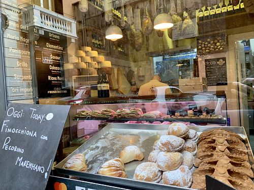 food at Mizio's in Rome