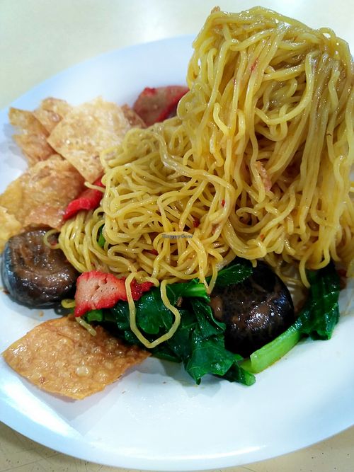 Mushroom Noodle at Tanaka Vegetarian 巧田中素食 - Bukit Gombak in West Singapore