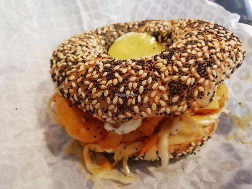 Buffanono bagel at Hot Bagels - High St in Edinburgh